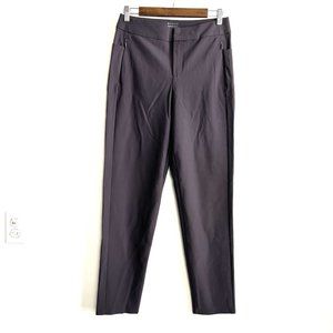 Athleta Womens Stellar Skinny Trouser Pant 8 Tall Purple Eggplant Pants Casual